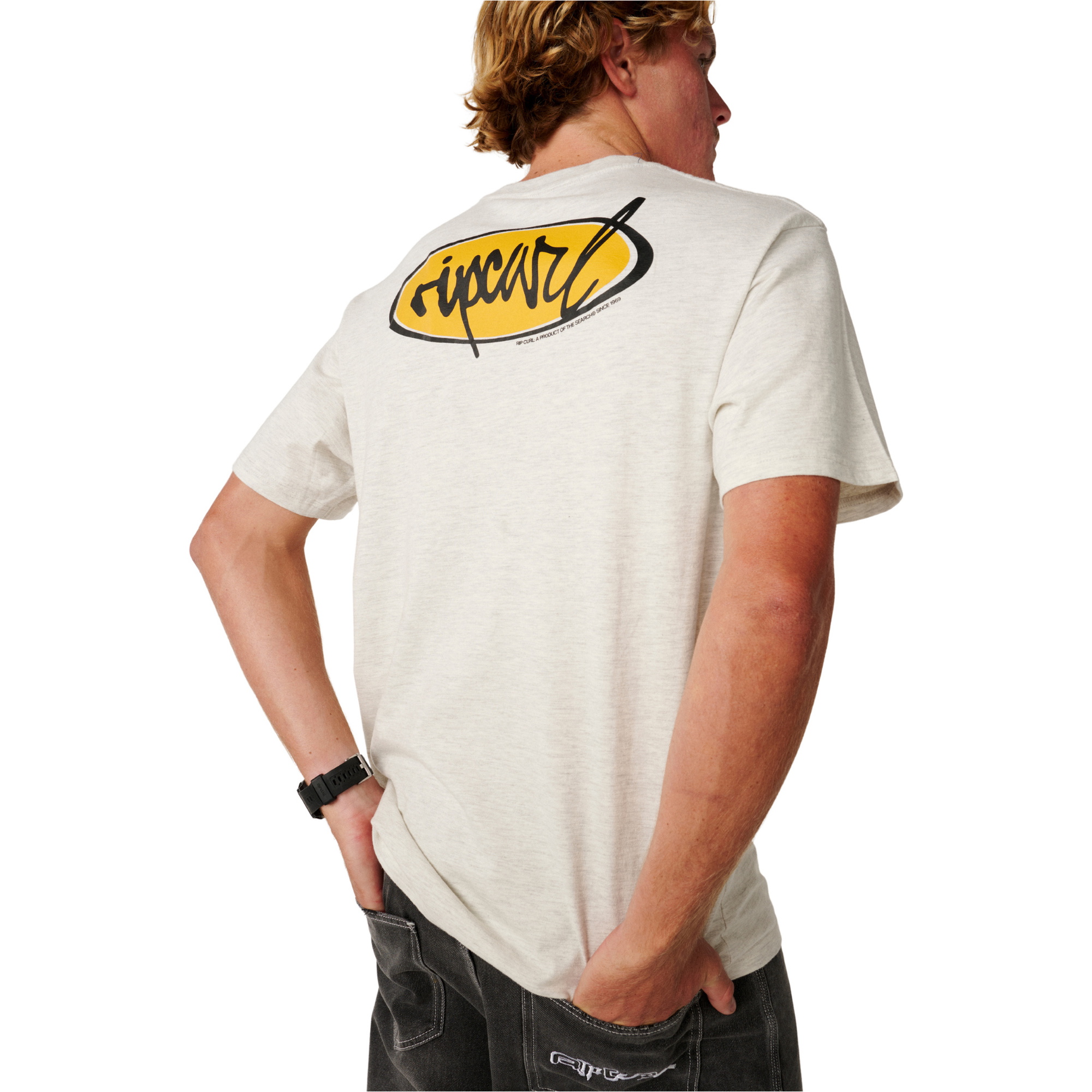 2026 Rip Curl Mens Rip Script Tee 14HMTE - Sports Marle